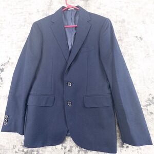 Joseph Abboud Heritage Blazer Mens 38S Blue Wool Suit Jacket Slim Fit Angelico